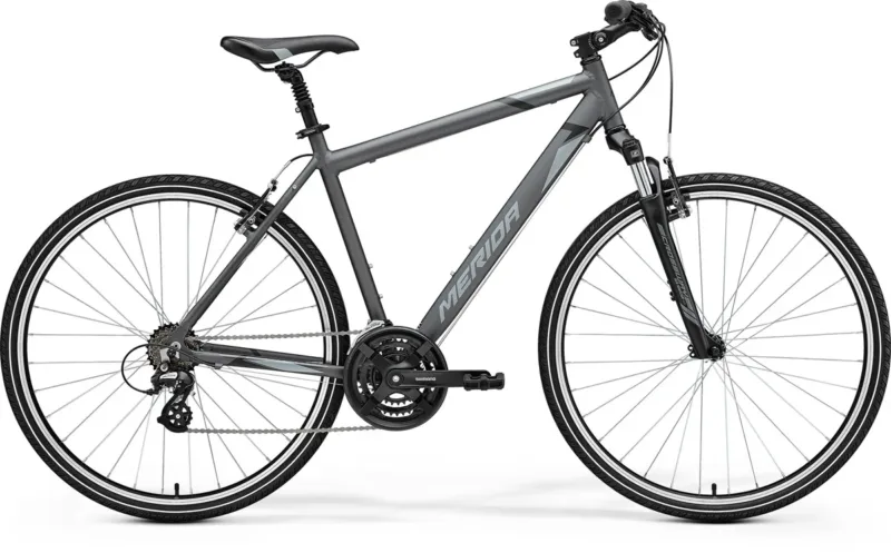 Merida Crossway 10-V - Silk Dark Silver (Gry/Black)