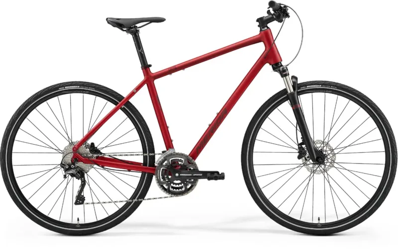 Merida Crossway 500 - Matt Burgundy Red (Dark Red)