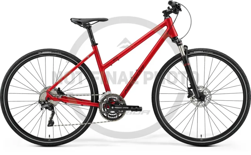 Merida Crossway 500 W - Matt Burgundy Red (Dark Red)