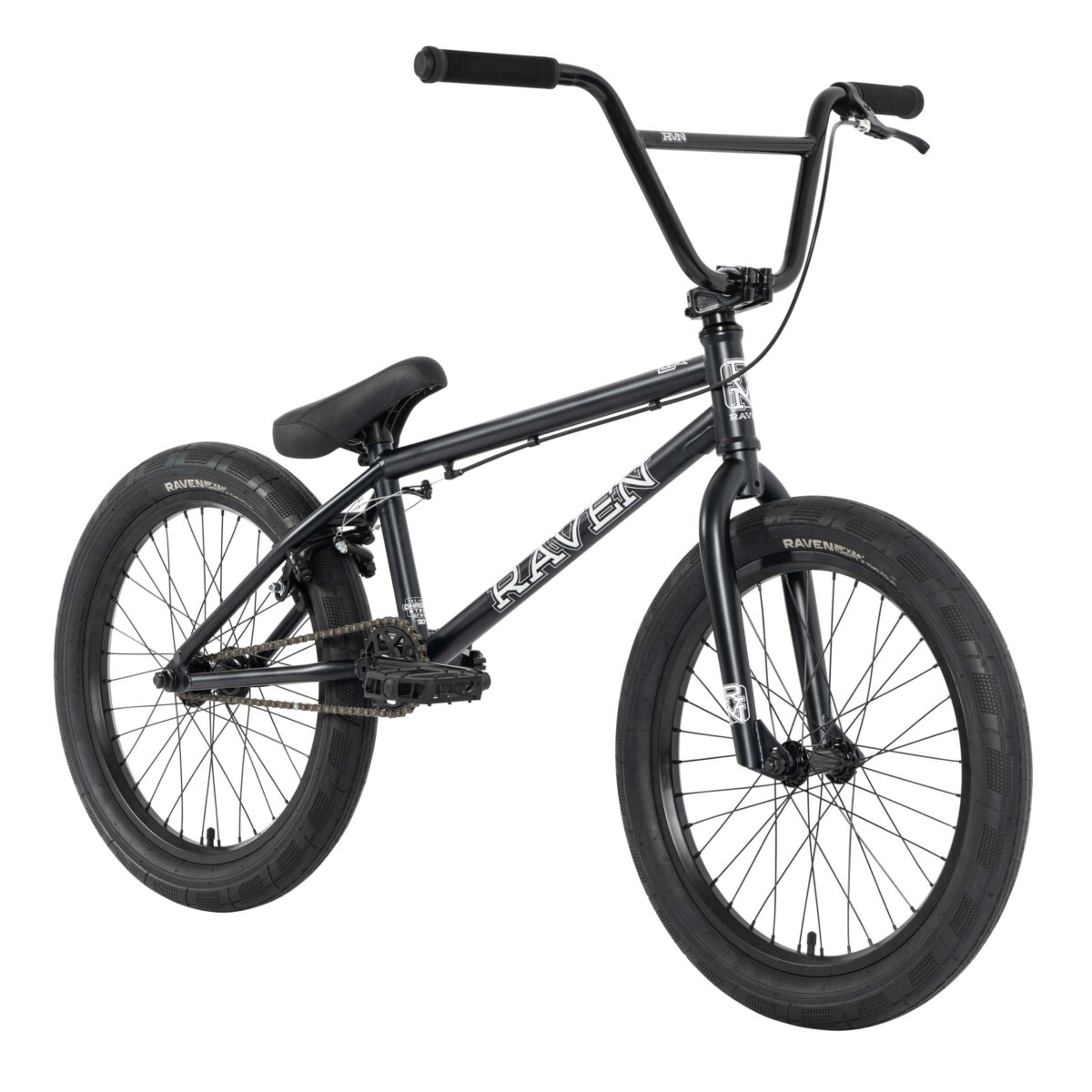 RAVEN LC 20" - Satin Black w/White Graphics