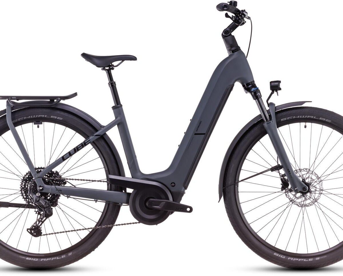 Cube Kathmandu Hybrid ONE 800 Easy Entry Shadowgrey n Black