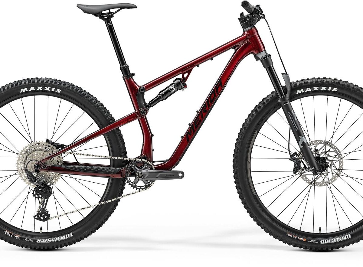 Merida25 Merida ONE-TWENTY 600 Burgundy Red-Black/Red
