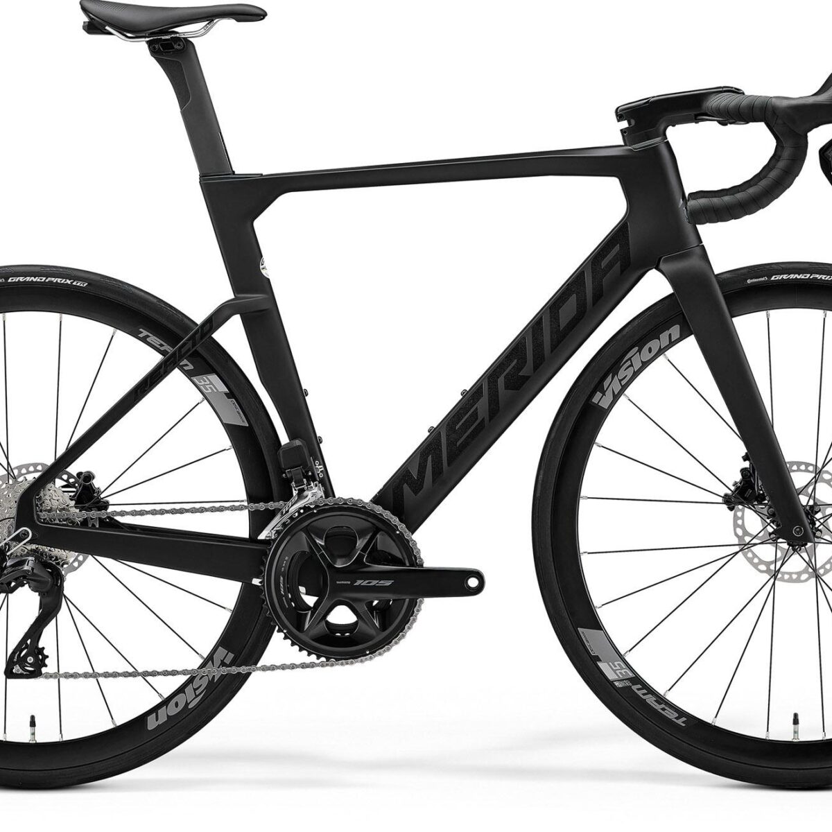 Merida REACTO 5000 SILK BLACK(GLOSSY DARK SILVER)