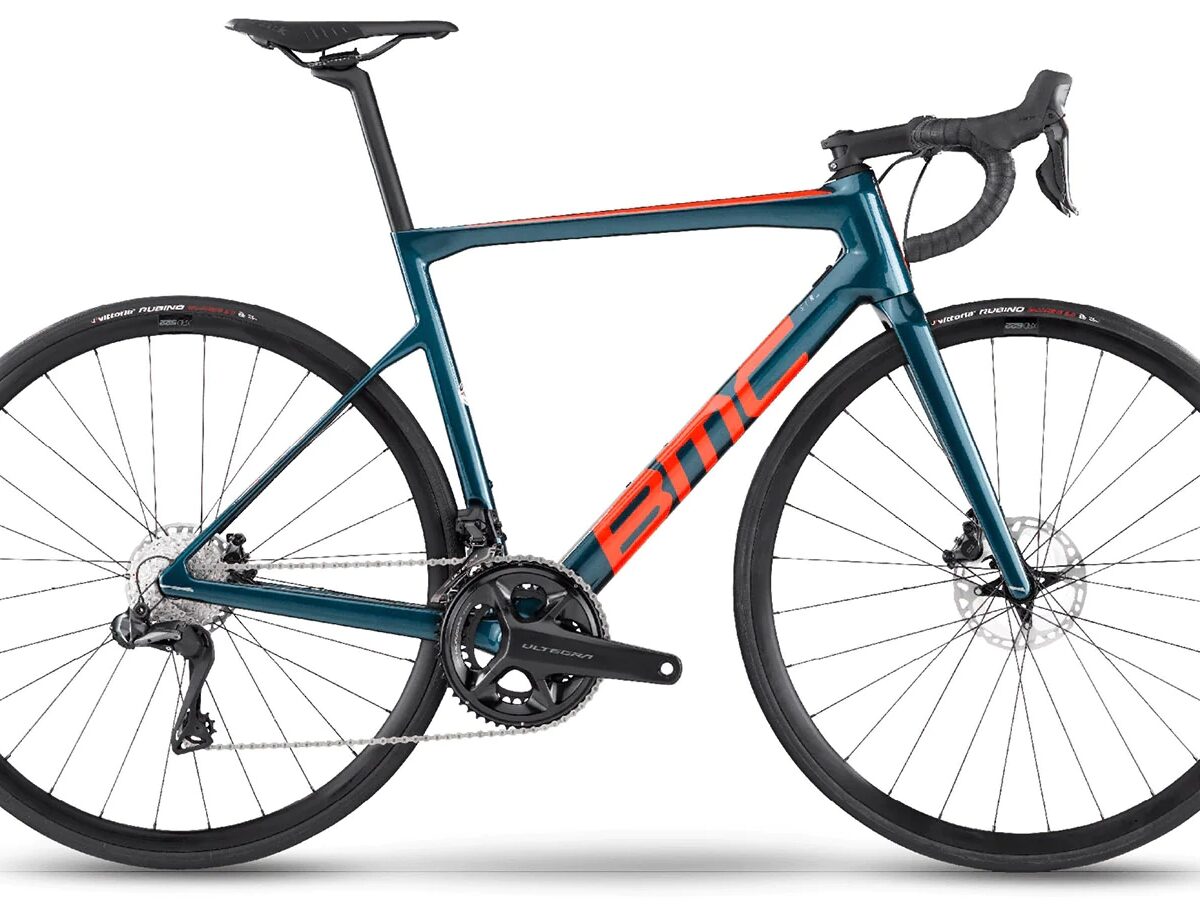 BMC TeamMachine SLR Three - Deep Sea & Neon Red