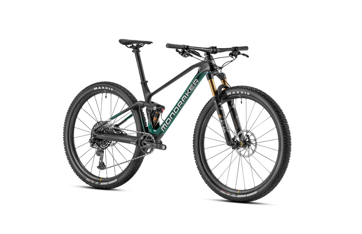 Mondraker F-Podium Carbon R - Carbon/Green/Silver
